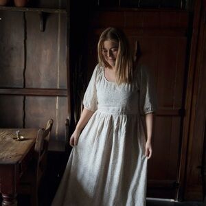 Little Cottonwood Cream Floral Maxi Brook Dress